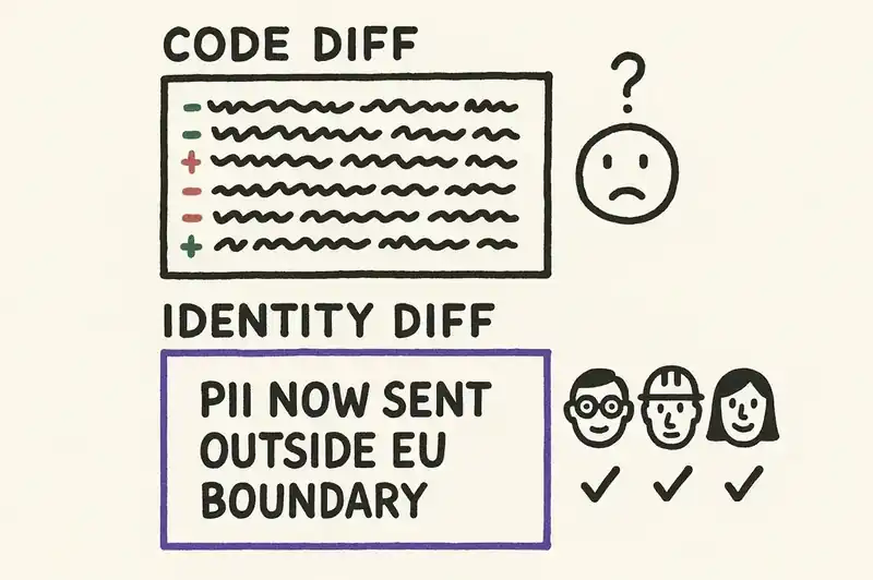 The difference between changing code and changing what your software is