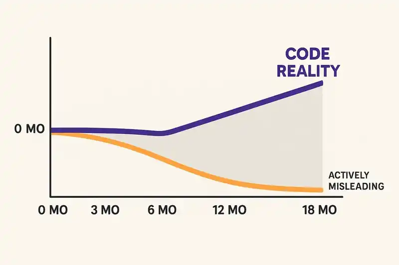 How documentation begins decaying the moment it is published and becomes misleading within months