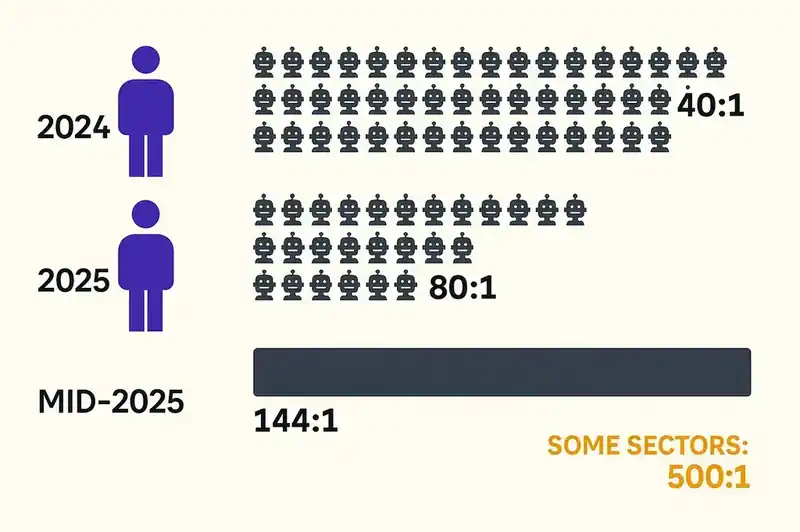 Machine identities outnumber human identities 80-to-1 in the average enterprise