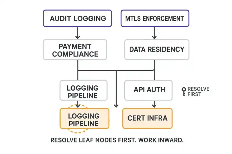 Using dependency graphs to topologically sort identity changes by impact
